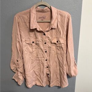 Knox Rose Blush Button-Up Shirt